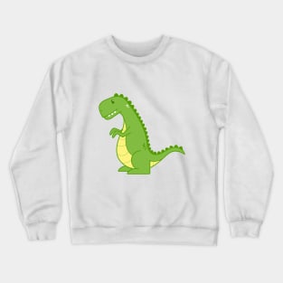 Green Dinosaur Crewneck Sweatshirt